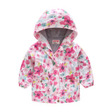 Spring And Autumn Thin Hooded Baby Cute Zipper Sweater Children's Jacket