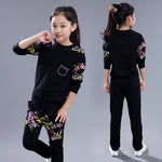 Fashion and leisure children's sports two piece set