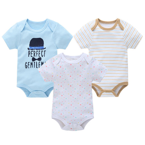 New short sleeve baby clothes