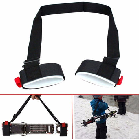 Adjustable Skiing Pole Shoulder Hand Carrier Lash Handle Straps Porter Hook Loop Protecting Ski Handle Strap Bags Dropshipping