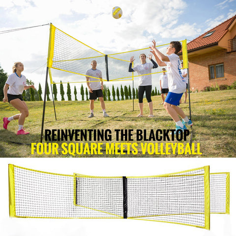 PE four sides standard volleyball net