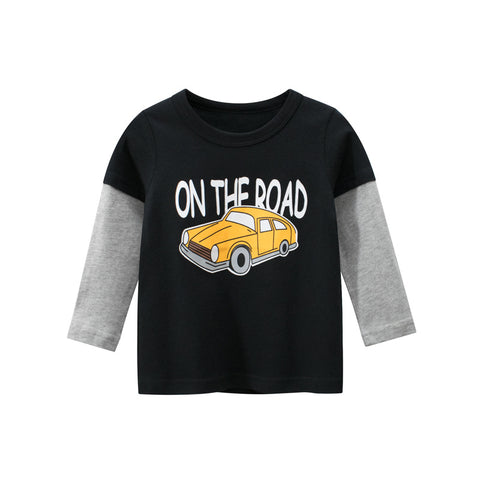 Boys Long Sleeve T-shirt Baby Clothes Children's Clothing