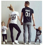 couple t-shirt parent-child wear