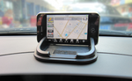 Compatible with Apple, Car anti-skid pad Mobile navigation bracket iphone6P blackanti-slip mat Multi-function storage box