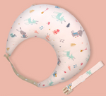 Hands Free Breastfeeding Pillow with Safety Strap Winter Pattern