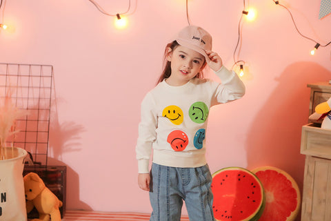 Baby Clothes Girls Smile Casual Sweater