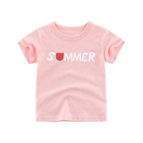 Children's Summer Children's Short-Sleeved T-Shirt