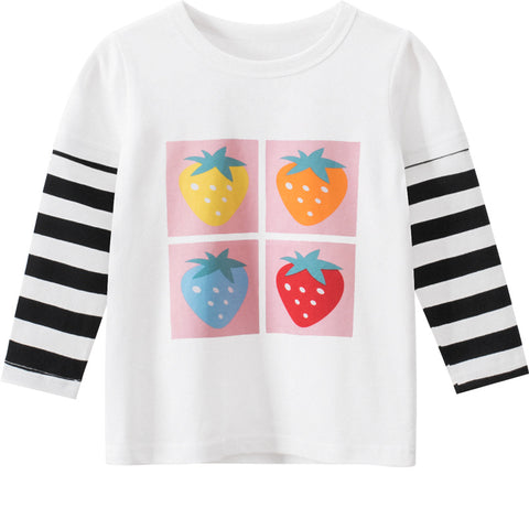 Spring New Children's T-Shirt Baby Clothes Girl's T-Shirt