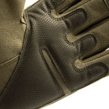 Waterproof Slash-proof touchscreen outdoor multipurpose knuckle guard gloves adjustable wrist Green Full Finger