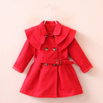 Spring And Autumn New Cotton Girls Windbreaker