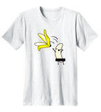 Cute Banana Peel Printed Personalized Fashion T-Shirt