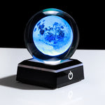 Planet LED Crystal Ball Blue light