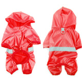 Pet Waterproof Raincoat Reflective Double Breathable Boxer Jumpsuit