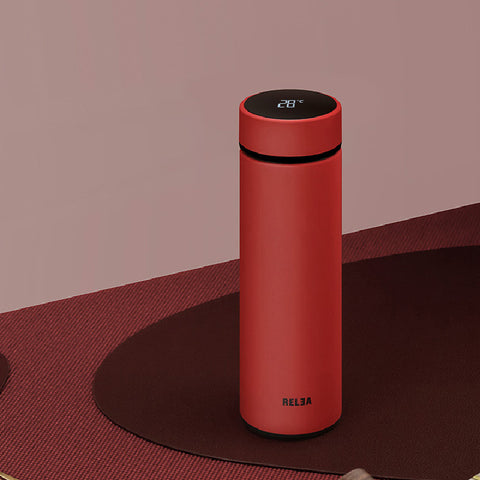 Simple Thermos Mug With Digital Display With Filter