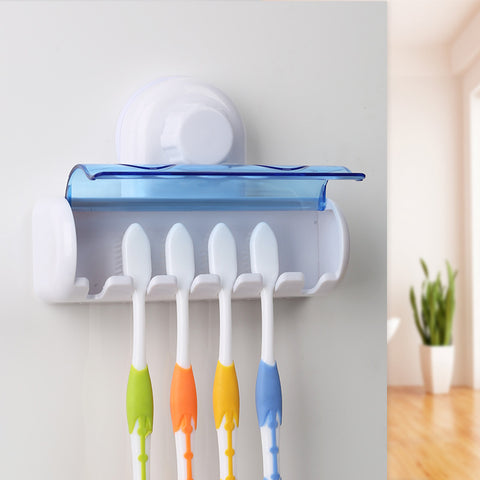 Suction Cup Bathroom Toothbrush Holder Set