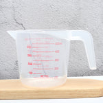 250  500 1000ml Red Scale Plastic Measuring Cup