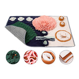 Western-Style Food Pet Sniffing Mat For Dining Table