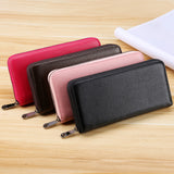 Zipper Large-Capacity Leather Card Holder Women's Multi-Card Bank Card Holder Wallet
