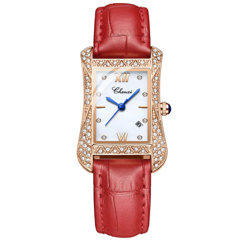 2021Women Wrist Watch CHENXI Brand Irregular Dial Diamond