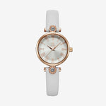 Diamond Inlaid Lady's Watch and Floral Glass Watch