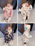 Western Style Children's Clothing, Baby Girls, Cotton-Padded Clothing, Children's Cotton Clothing
