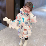 Western Style Children's Clothing, Baby Girls, Cotton-Padded Clothing, Children's Cotton Clothing