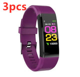 Smart Bracelet With Bluetooth Wristband Heart Rate Monitor Watch Activity Fitness Tracker