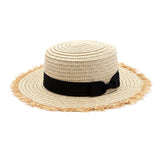 Korean Children'S Straw Hat 2-6 Years Old Baby Sun Hat Girls Beach Hat Middle And Small Children Summer Parent-Child Sun Hat