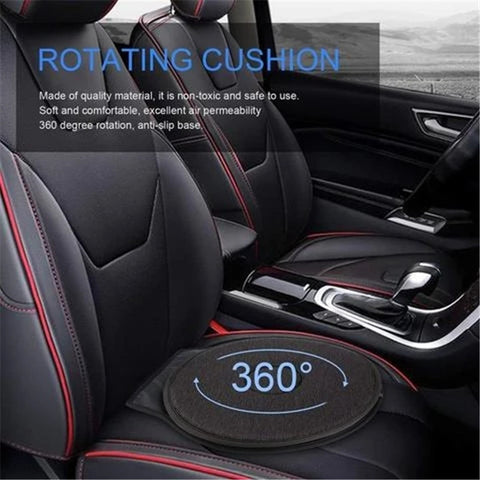 360 Degree Rotation Seat Cushion Mats For Chair Car Office Home Bottom Seats Breathable Chair Cushion For Elderly Pregnant Woman