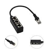 Ethernet Cable Adapter Splitter Rj45 One Point Three Extension Cord