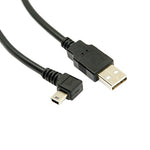 Thick Left Elbow Mini USB Male To USB2.0 Male Data Cable