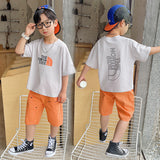 Summer Big Boy Handsome Tops, Children's Summer Clothes, Thin Style, Western Style