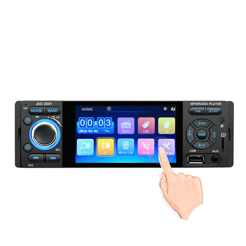 4.1 inch capacitive touch screen bluetooth car