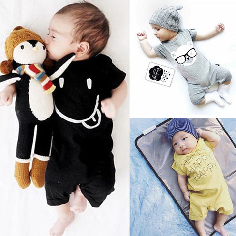 Spring and autumn baby one piece clothes