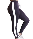 Women Running Pants Slim Fitness Leggings Patchwork Elastic Sport Pants Yoga Leggins Gym Training Trousers
