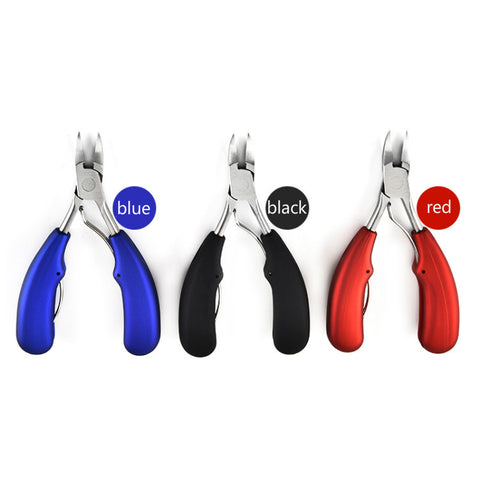 Professional Nail Clippers Snips Blue Black Red