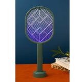 electric swatter with light on standing in stand