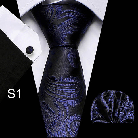 Men's Tie Suit Striped Plaid 3-piece Suit