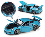 Sports car simulation alloy car model