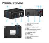 HD Projector Business Home Cinema Teaching 3D Video Game Theater Multimedia