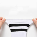 Boys And Girls Mid Tube White Soccer Socks