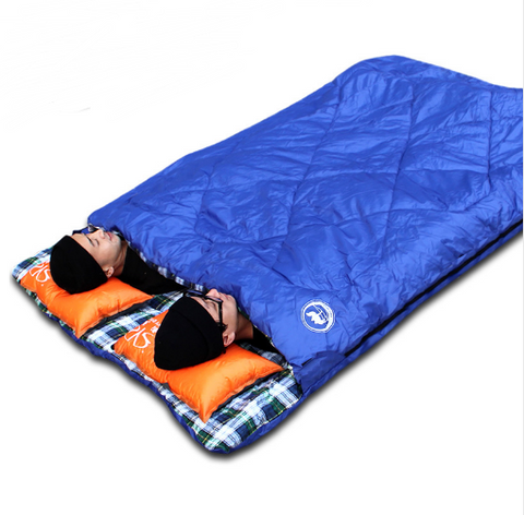 Outdoor double couple sleeping bag