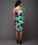 European and American dresses fast selling eBay bursting print sexy bandage dress Cocktail Dresses
