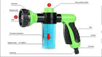 Pressure Hose Nozzle Variable Spray Options Soap Dispenser Cleaning Rag Hose Adapter Labels