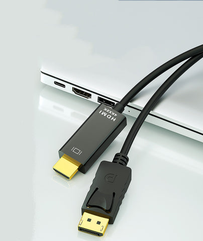 1.8m Large Dp To Hdmi Dp To Hdmi High-definition 4K Computer Monitor Cable