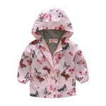 Spring And Autumn Thin Hooded Baby Cute Zipper Sweater Children's Jacket