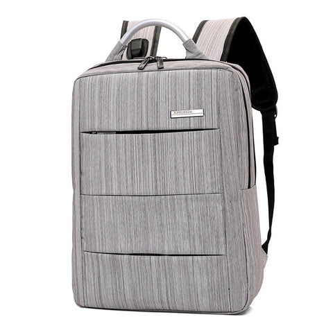 Direct manufacturers can charge the USB men's business double bag backpack bag computer bag student bag