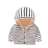 Children's Hooded Sweater Plus Velvet Padded Cardigan Jacket