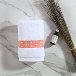 Non-twisted cotton white towel soft absorbent and lint-free face towel