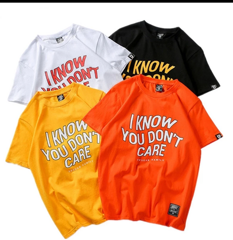 Hip-hop style Harajuku bf wind short-sleeved T-shirt